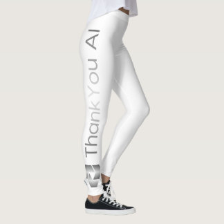 Leggings ativas "Obrigado AI"