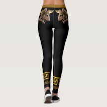 Leggings Atléticos Sicilian Golden Medusa