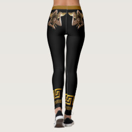 Leggings Atléticos Sicilian Golden Medusa
