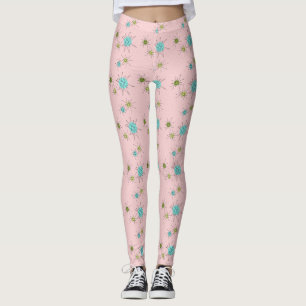 Leggings Atômicas Icônicas Cor-de-rosa