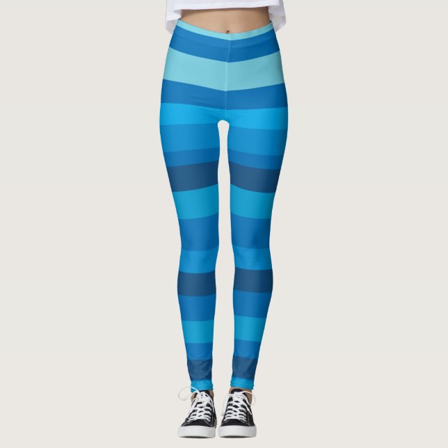 Leggings azuis (Frente)