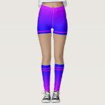Leggings Azuis Roxas Curtas Escuras Meias Sua Cor<br><div class="desc">Suas Cores - Leggings cor azul-roxa,  cor-de-neon,  engraçadas com tons e Meias falsos - Escolha / adicione seu plano de fundo favorito e cores de distribuição /ou texto! Design por MIGNED. Por favor,  veja meus outros projetos/designs. Boa Sorte - Seja Feliz :)</div>