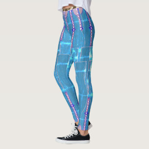 Leggings Azul Azul, Azul, Azul Negra, legal