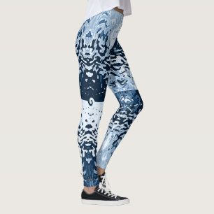 Leggings Azul Marinho Opostos Atraem