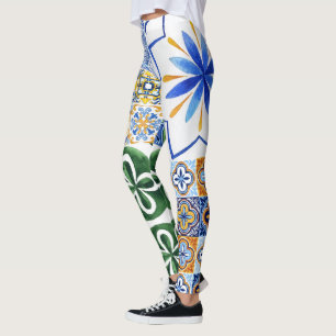 Leggings azulejos portugueses