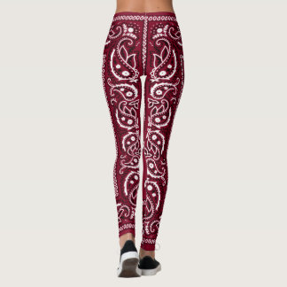 Leggings Bandana Burgundy