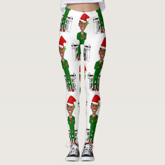 leggings barack obama santa claus