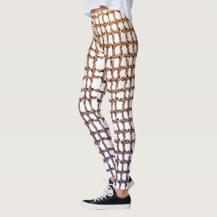 Leggings Beige Net