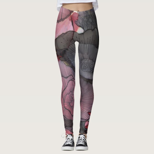 Leggings Black Redberry (Frente)