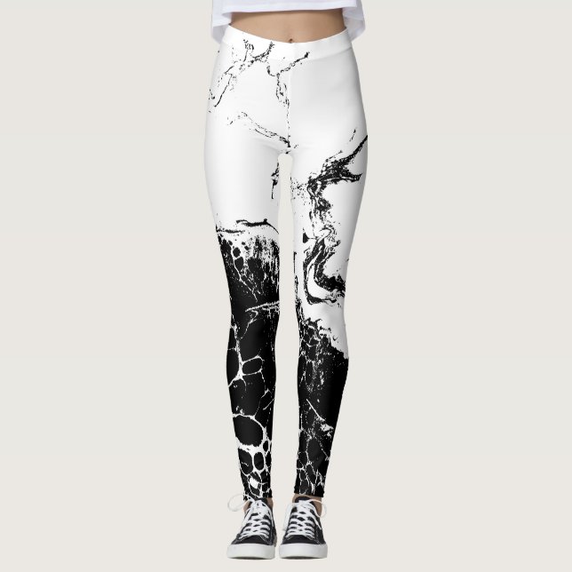  Leggings blanco y negro (Frente)
