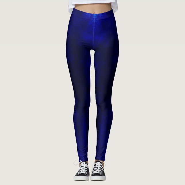 Leggings - Blau marmoriert (Frente)