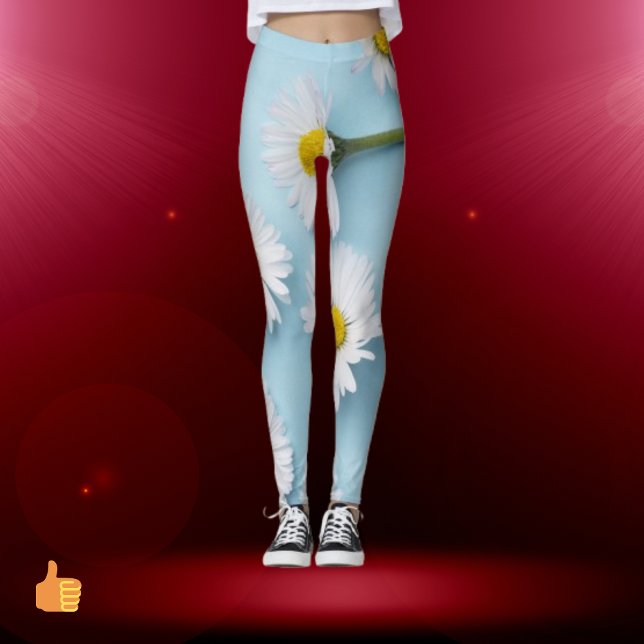 Leggings Bloom Fusion: Elegância Floral Vibrante (Criador carregado)