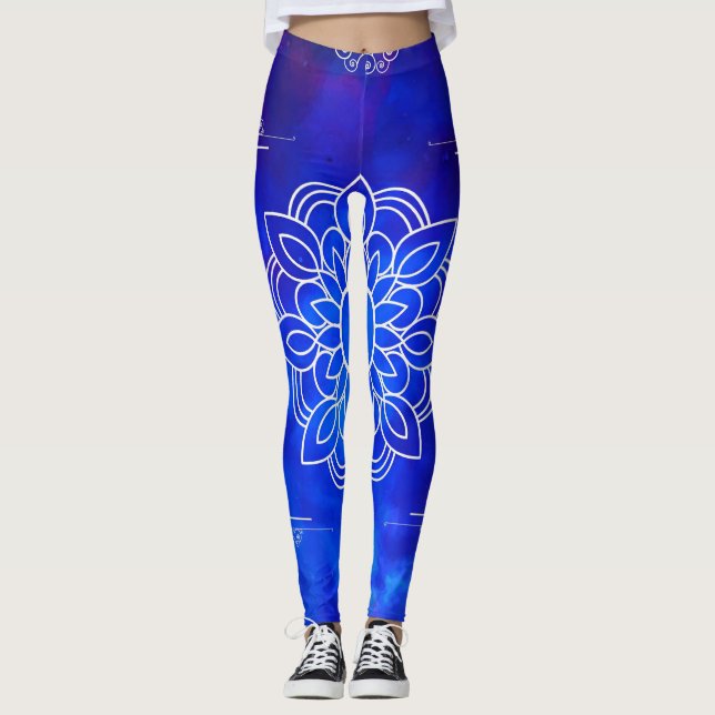 Leggings Blue Mandala (Frente)