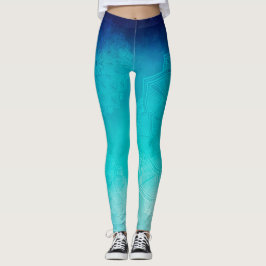 Leggings Blue Mandala