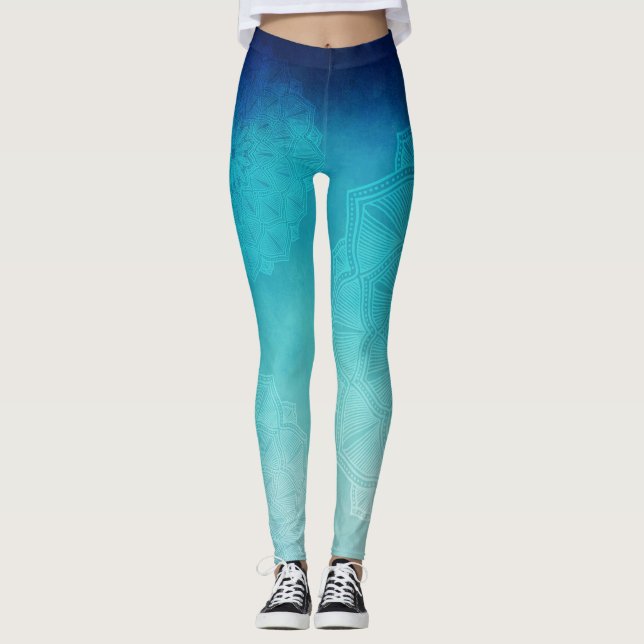 Leggings Blue Mandala (Frente)