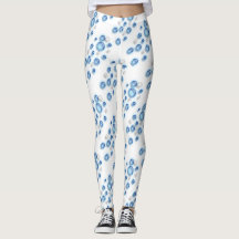 Leggings - Bolhas em Azul