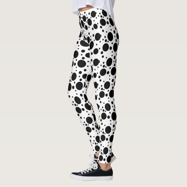 Leggings Bolinhas Pretas (Esquerda)