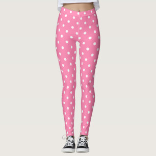 Leggings Bolinhas rosa