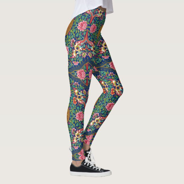 Leggings Botânicas Chinesas - Bonito (Direita)