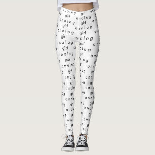Leggings Brancas Analog Girl
