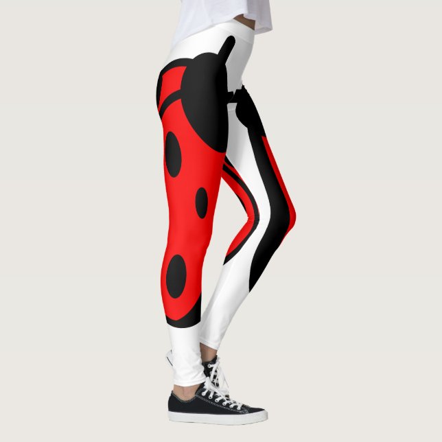 Leggings brancas de Lady Bug (Direita)