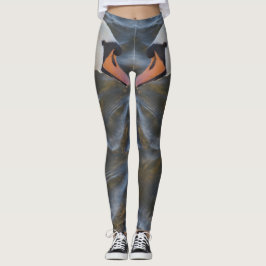 Leggings brancas dos cisnes