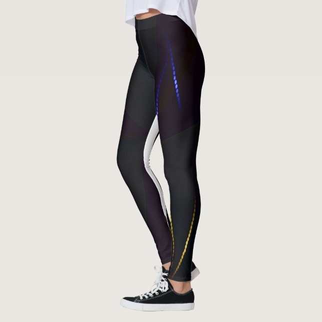 Leggings brancas e pretas (Esquerda)