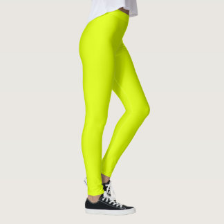 Leggings Buddy Solid Colors Chartreuse Amarelo
