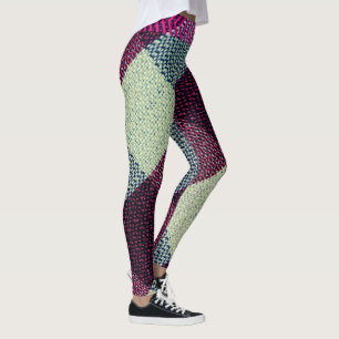 Leggings Burgundy Edge V-Listras