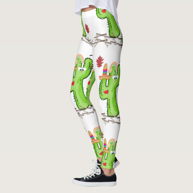 Leggings Cacto de Pássaro (Esquerda)