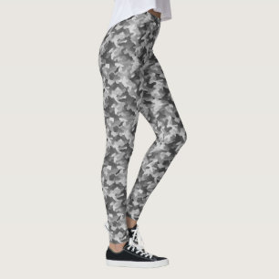 Leggings Camufladas Cinza