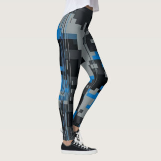 Leggings Camuflagem Glitch Digital - Gi Feminino C