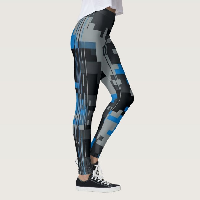 Leggings Camuflagem Glitch Digital - Gi Feminino C (Direita)