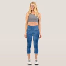 Leggings Capri tejano ecológico