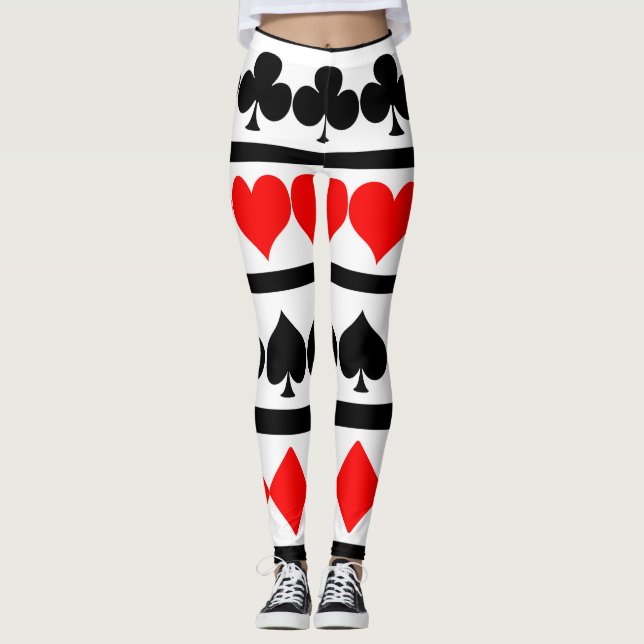 Leggings Cartas de Baralho (Frente)