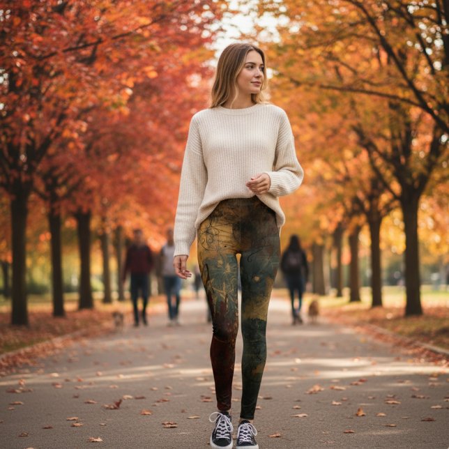 Leggings Castelo Steampunk - Gótico Vitoriano (Criador carregado)
