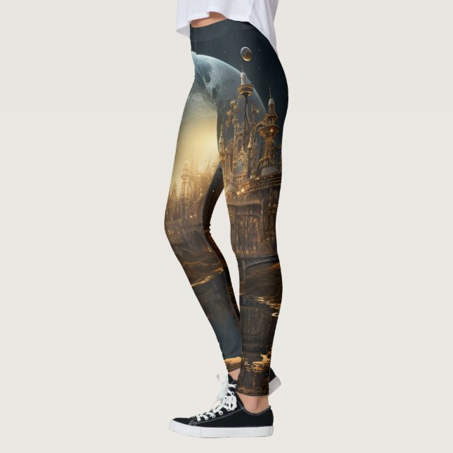 Leggings Celestiais Steampunk (Esquerda)