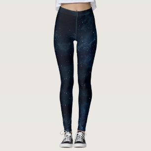 Leggings Céu Noturno Estrelado, Leggings Espaço Ga