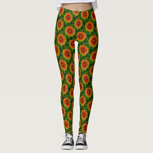 Leggings "Cheery Sunflower" (Frente)