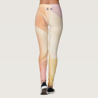 Leggings Chic Floral Aquarela