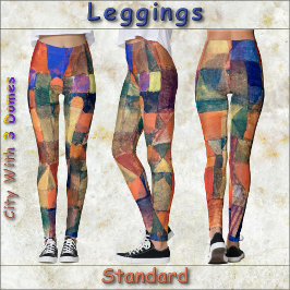 LEGGINGS - Cidade com os Três Domínios - Paul Klee
