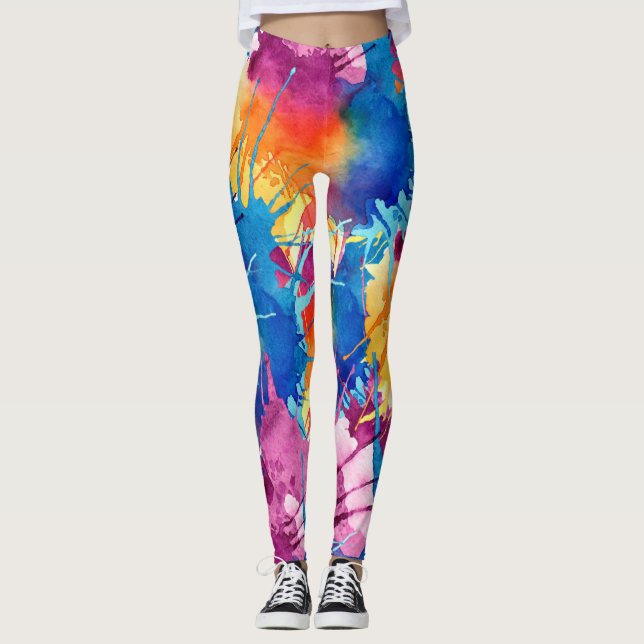 Leggings coloridas (Frente)