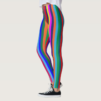 Leggings Coloridas com Listras