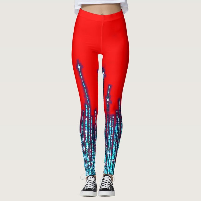 Leggings Coloridas de Design 3D Digital – PerfLegg (Frente)