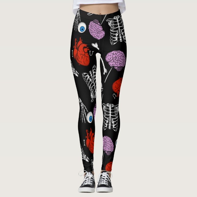 Leggings coloridas de halloween (Frente)