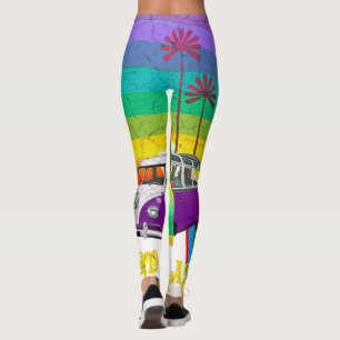 Leggings Coloridas do Surf Hippie