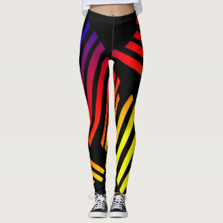Leggings coloridas forradas para mulheres
