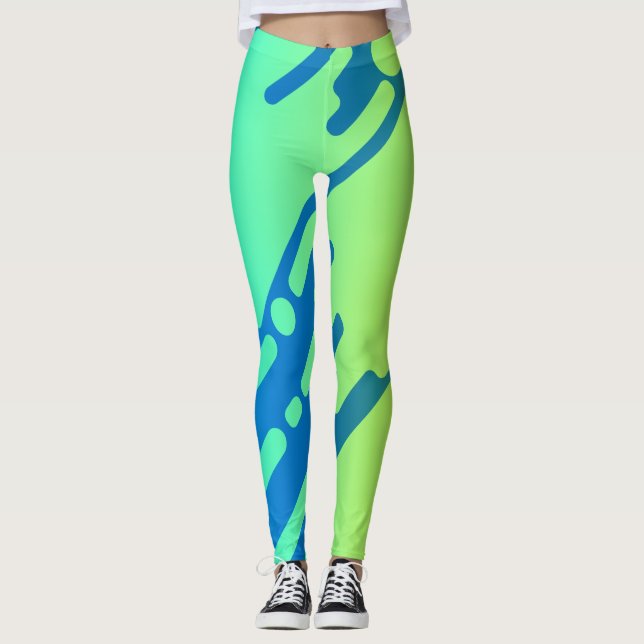 leggings coloridas para raparigas (Frente)