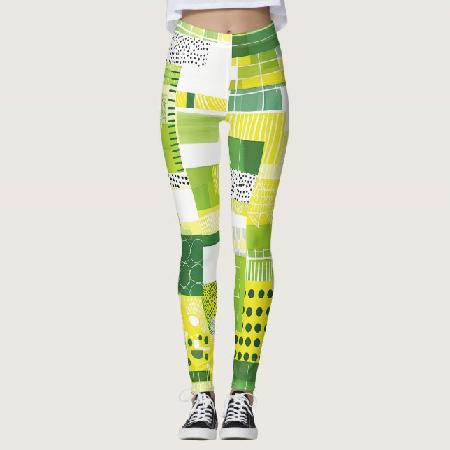 Leggings Coloridos Femininos – Vibrantes (Frente)