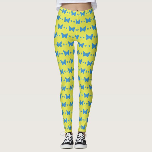 Leggings com a bandeira de Bady Bassit, Brasil (Frente)